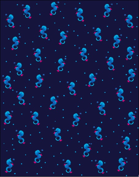 Sea Horse fabric for swimwear co.